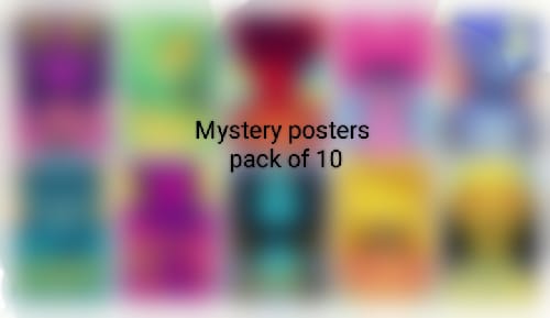 10 Mixed Mystery Posters (Anime + Aesthetic)